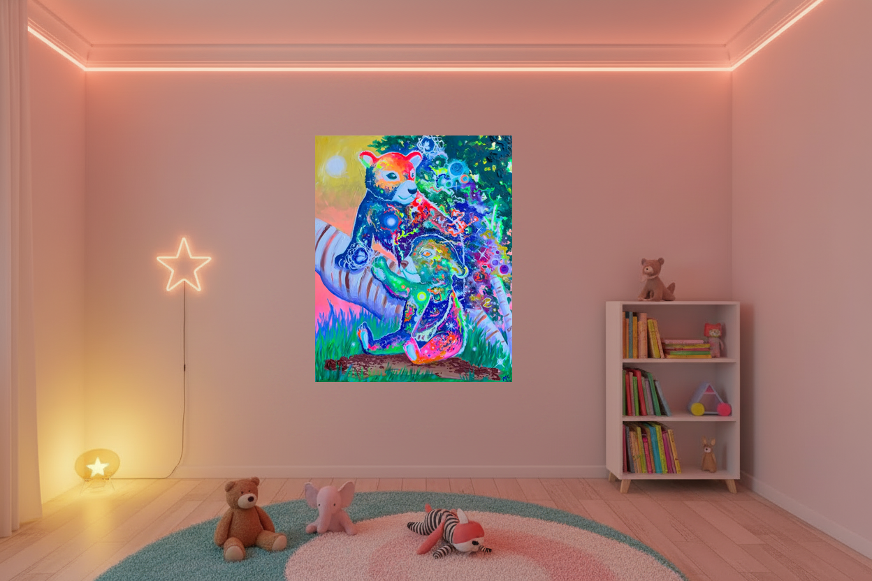 Innocence – Acrylic on Canvas, 24"×30"