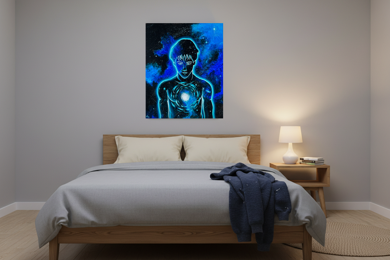 Darko — Original Acrylic Painting 24" × 30"